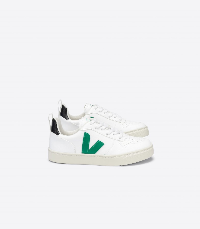 Collection Mid Chromefree Leather Paros Ouro Veja
