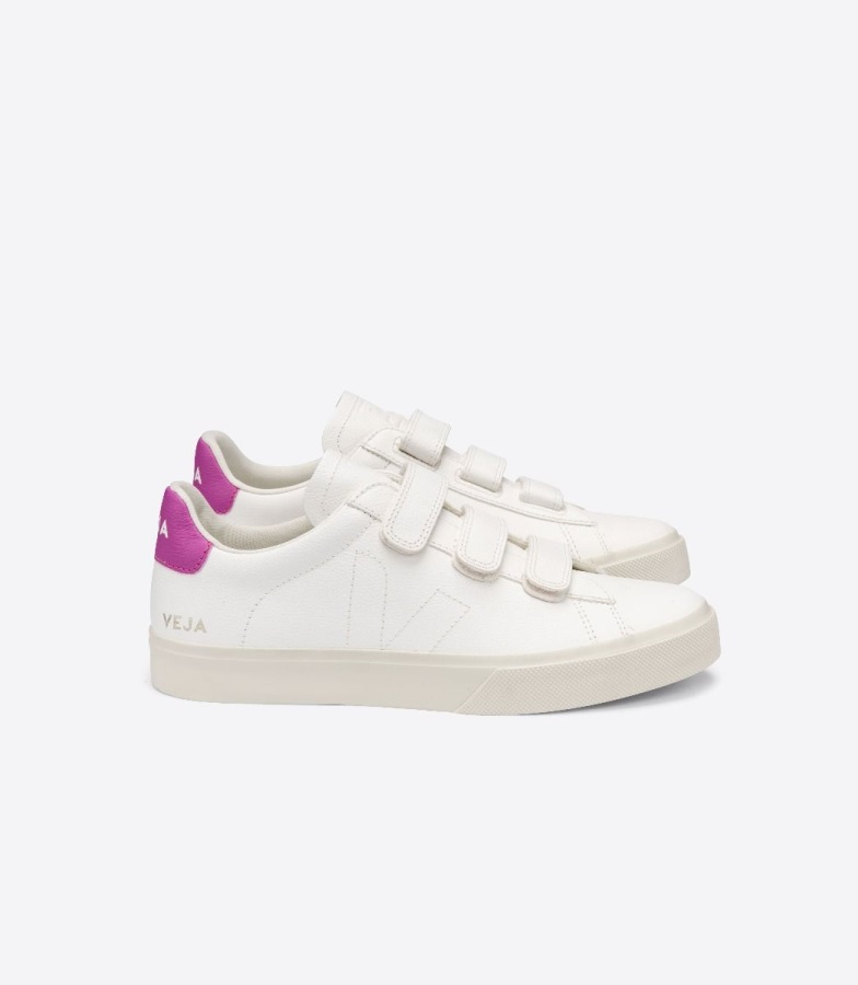 Premium Veja Chromefree Leather White Ultraviolet