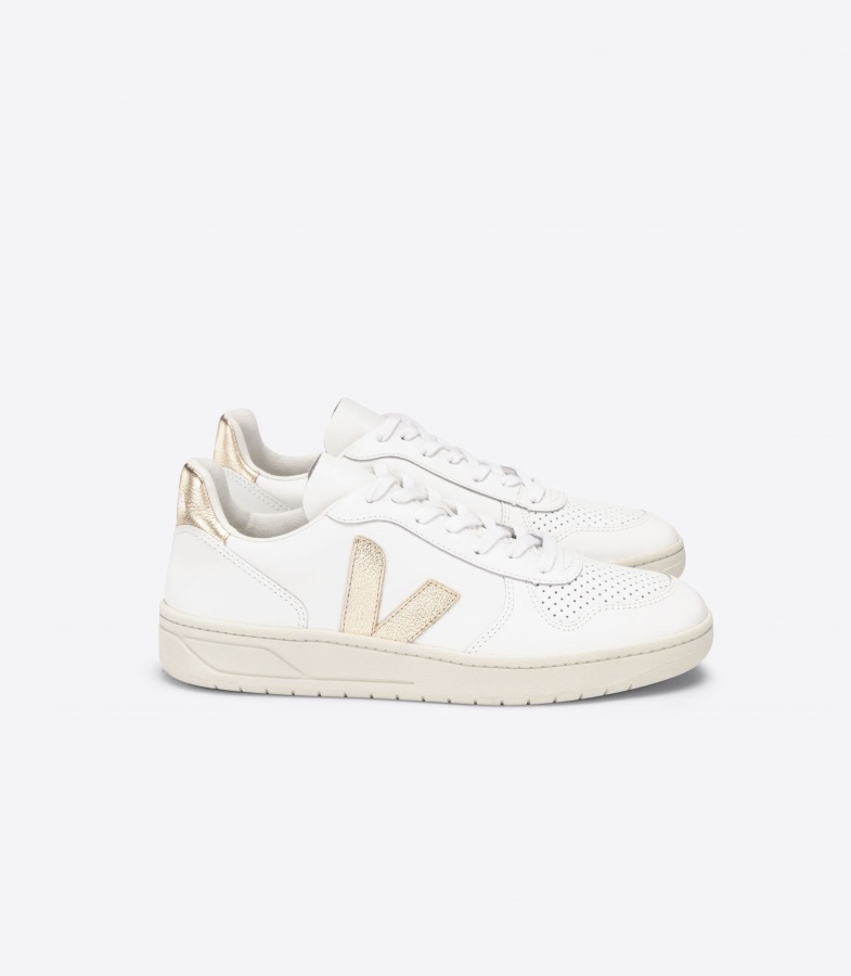 Veja Collection Nubuck Moutarde White
