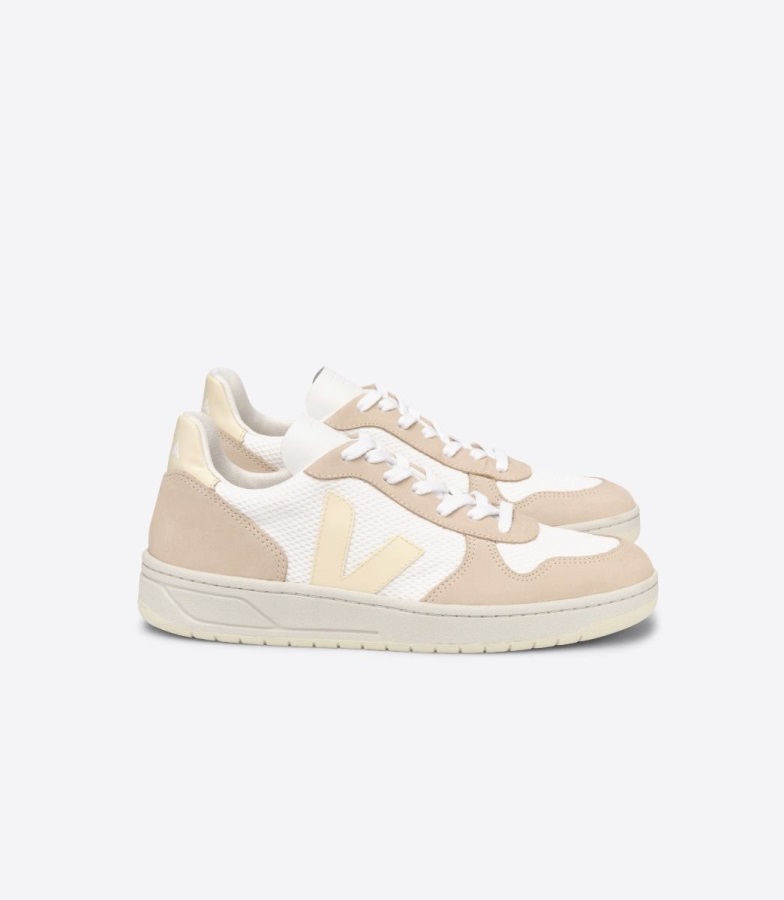 Veja Leather White Marsala Series