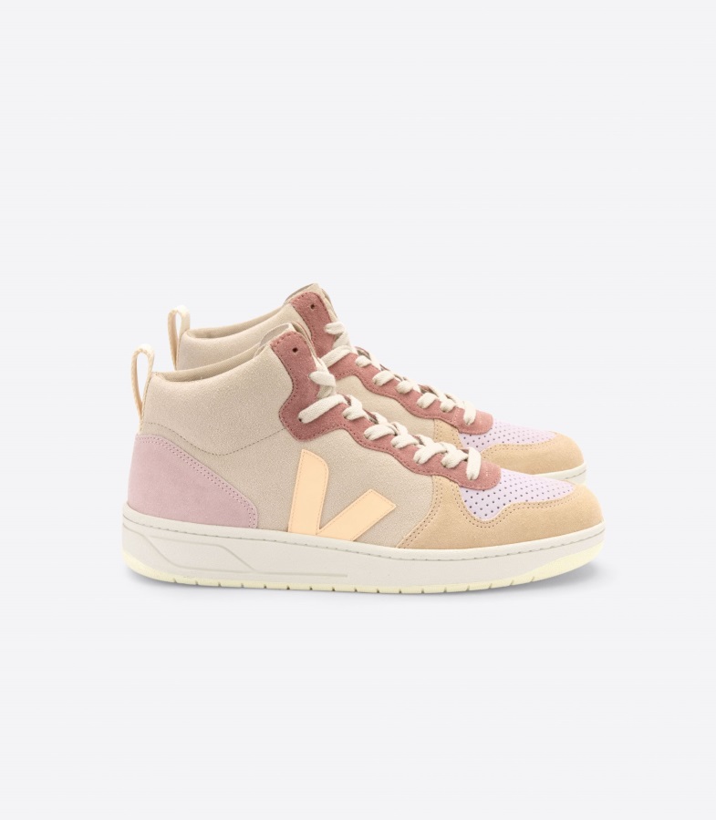 Series Veja Suede Olive Black Rust Sole